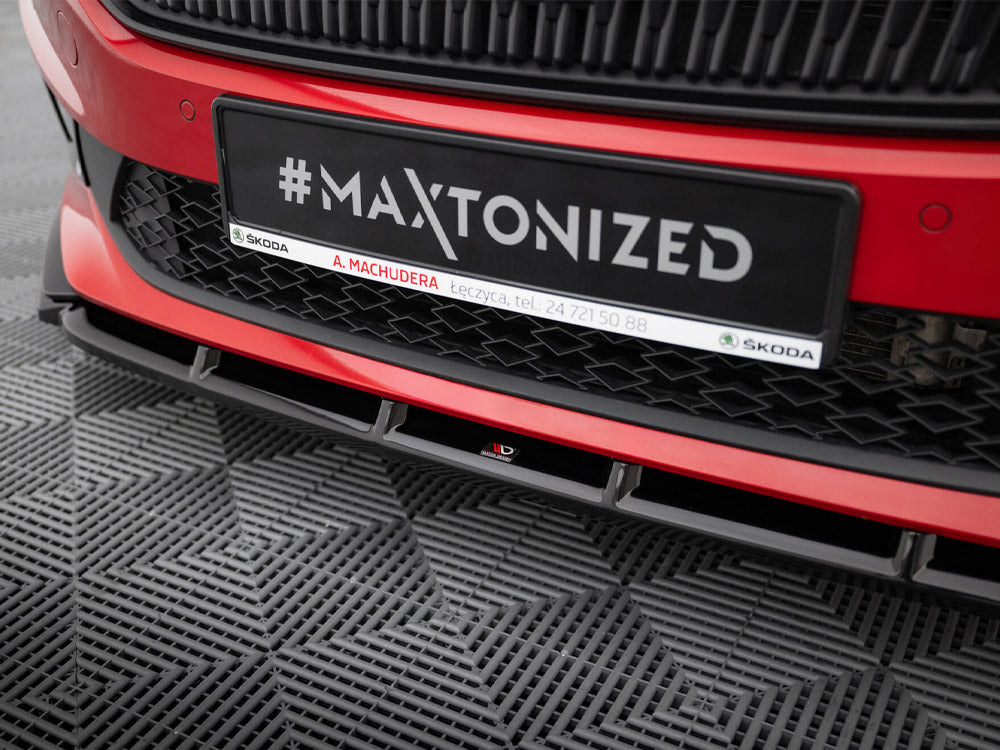 Maxton Design Front Splitter Skoda Fabia Monte Carlo Mk4