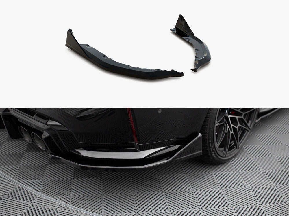 Maxton Design Rear Side Splitters V.6 CSL Look (For rear valance v.1) BMW M3 G80