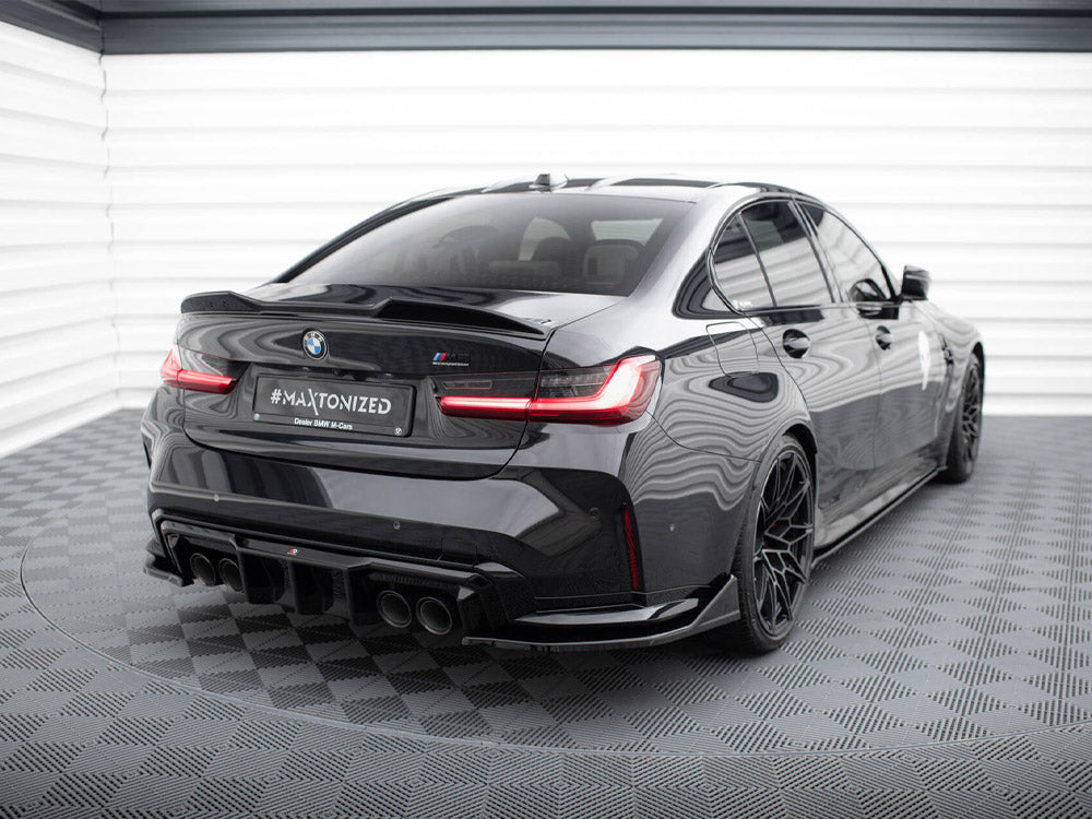 Maxton Design Rear Side Splitters V.6 CSL Look (For rear valance v.1) BMW M3 G80