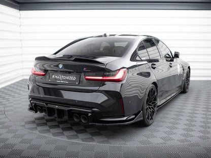 Maxton Design Rear Side Splitters V.6 CSL Look (For rear valance v.1) BMW M3 G80