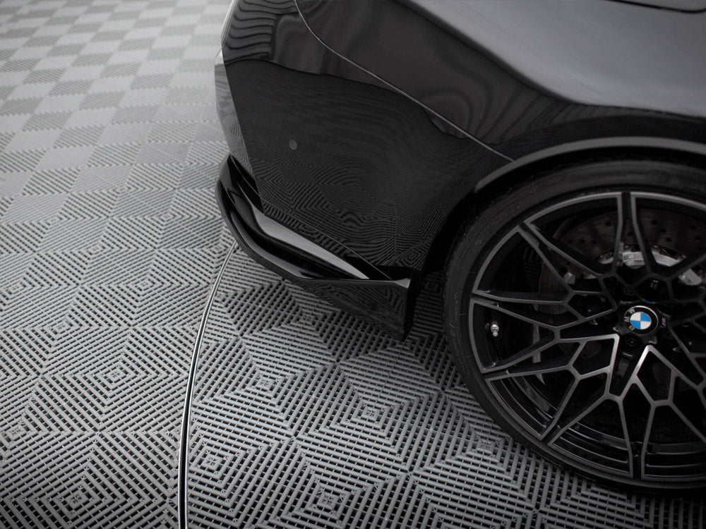 Maxton Design Rear Side Splitters V.6 CSL Look (For rear valance v.1) BMW M3 G80