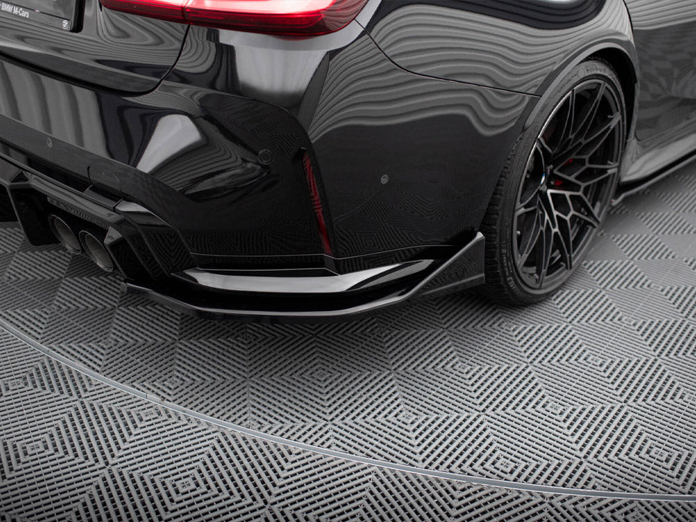 Maxton Design Rear Side Splitters V.6 CSL Look (For rear valance v.1) BMW M3 G80