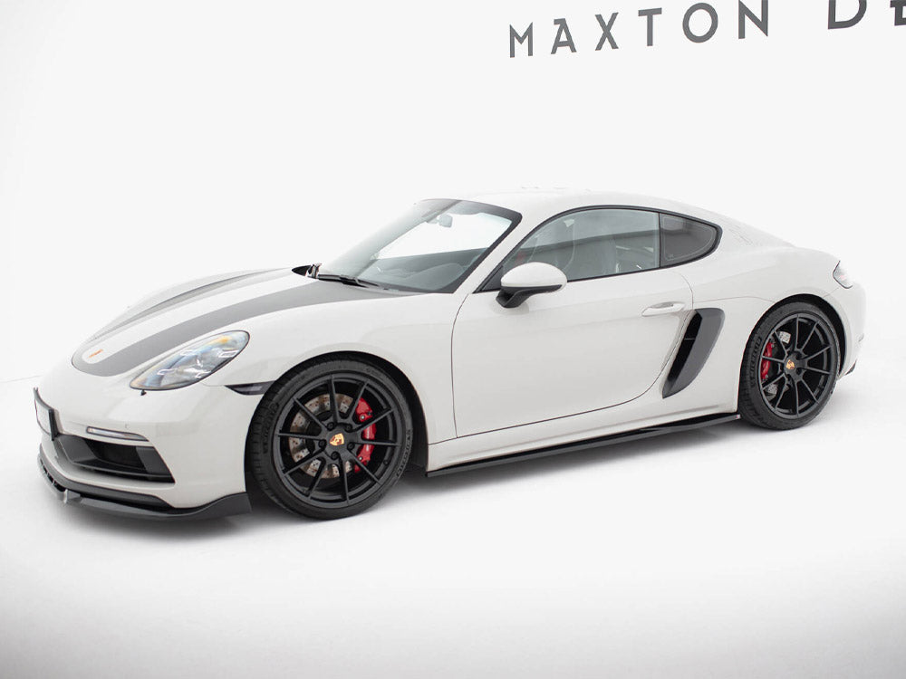 Maxton Design Side Skirts Diffusers Porsche 718 Cayman GTS 982c