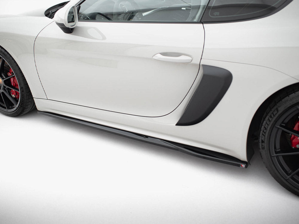 Maxton Design Side Skirts Diffusers Porsche 718 Cayman GTS 982c