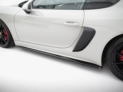Maxton Design Side Skirts Diffusers Porsche 718 Cayman GTS 982c