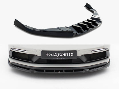 Maxton Design Front Splitter V.2 Porsche 718 Cayman GTS 982c
