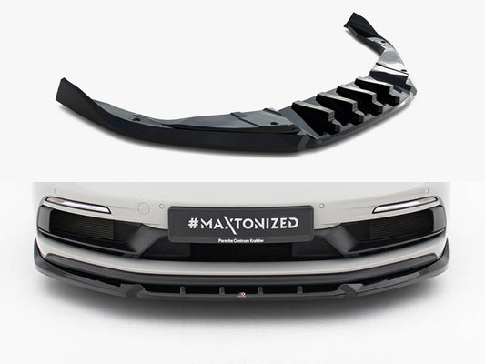 Maxton Design Front Splitter V.2 Porsche 718 Cayman GTS 982c