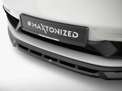 Maxton Design Front Splitter V.2 Porsche 718 Cayman GTS 982c