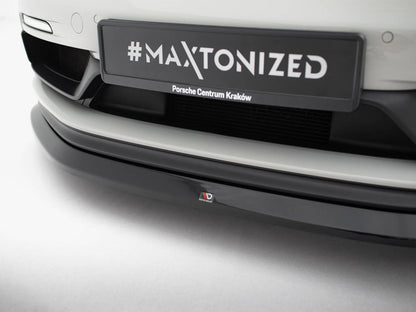 Maxton Design Front Splitter V.1 Porsche 718 Cayman GTS 982c