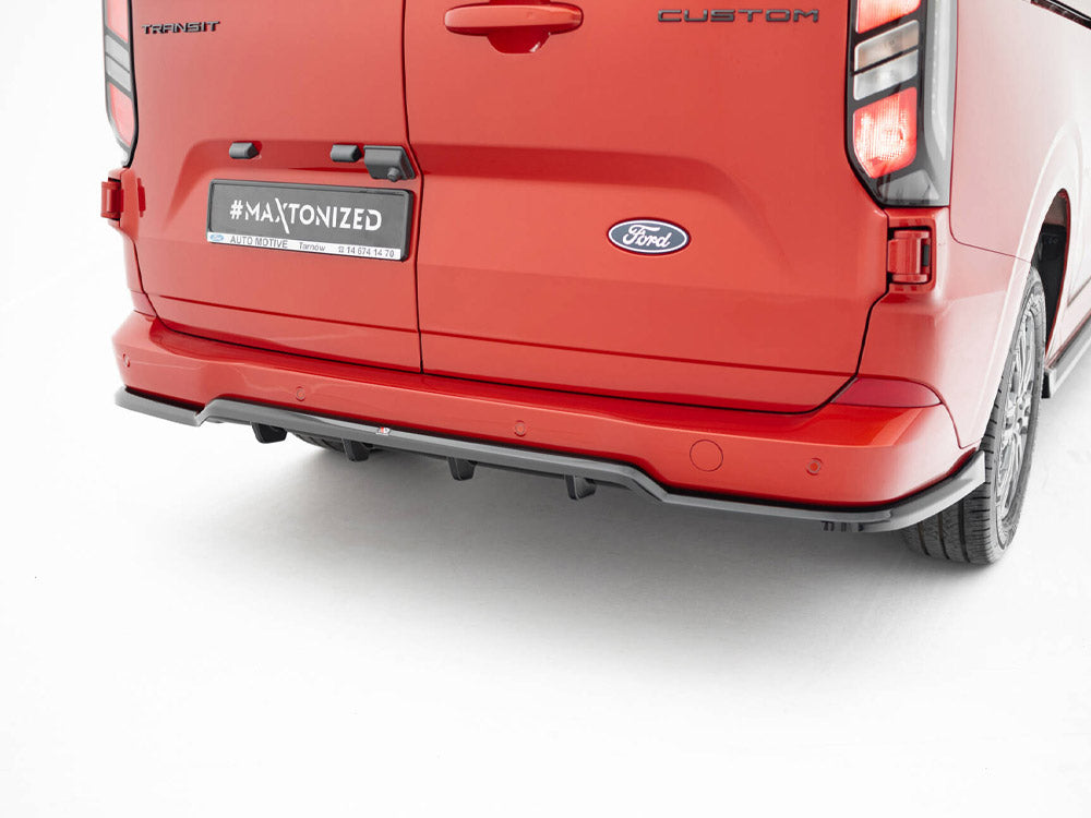 Maxton Design Rear Splitter (Vertical Bars) Ford Transit Custom / Tourneo Custom Mk2