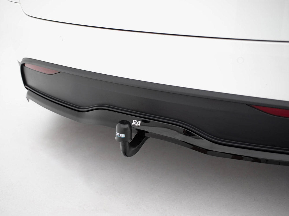 Maxton Design Rear Splitter (Vertical Bars) V.2 Tesla Model X Mk1 Facelift