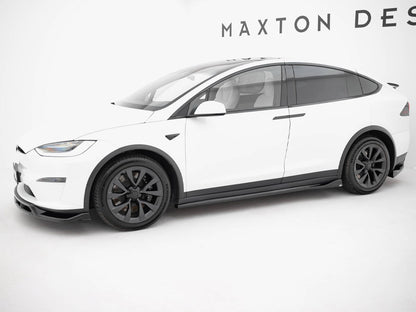 Maxton Design Side Skirts Diffusers V.2 Tesla Model X Mk1 Facelift