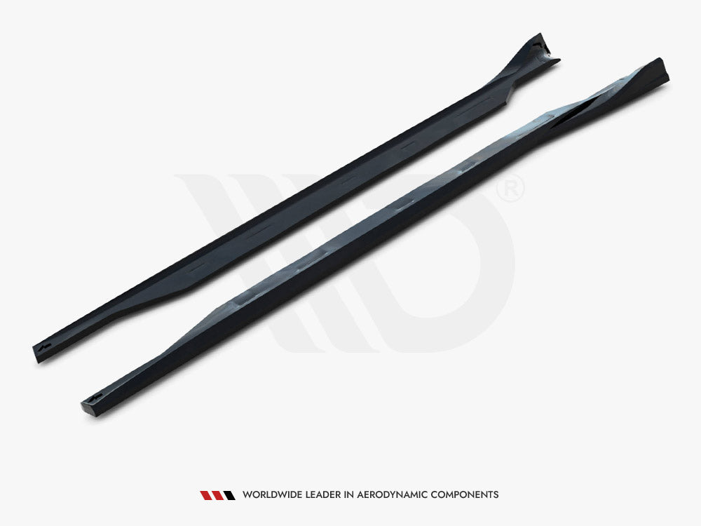 Maxton Design Side Skirts Diffusers V.2 Tesla Model X Mk1 Facelift