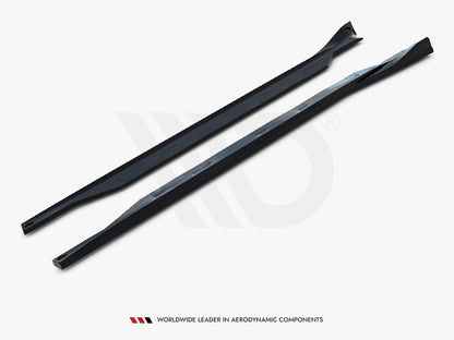 Maxton Design Side Skirts Diffusers V.2 Tesla Model X Mk1 Facelift