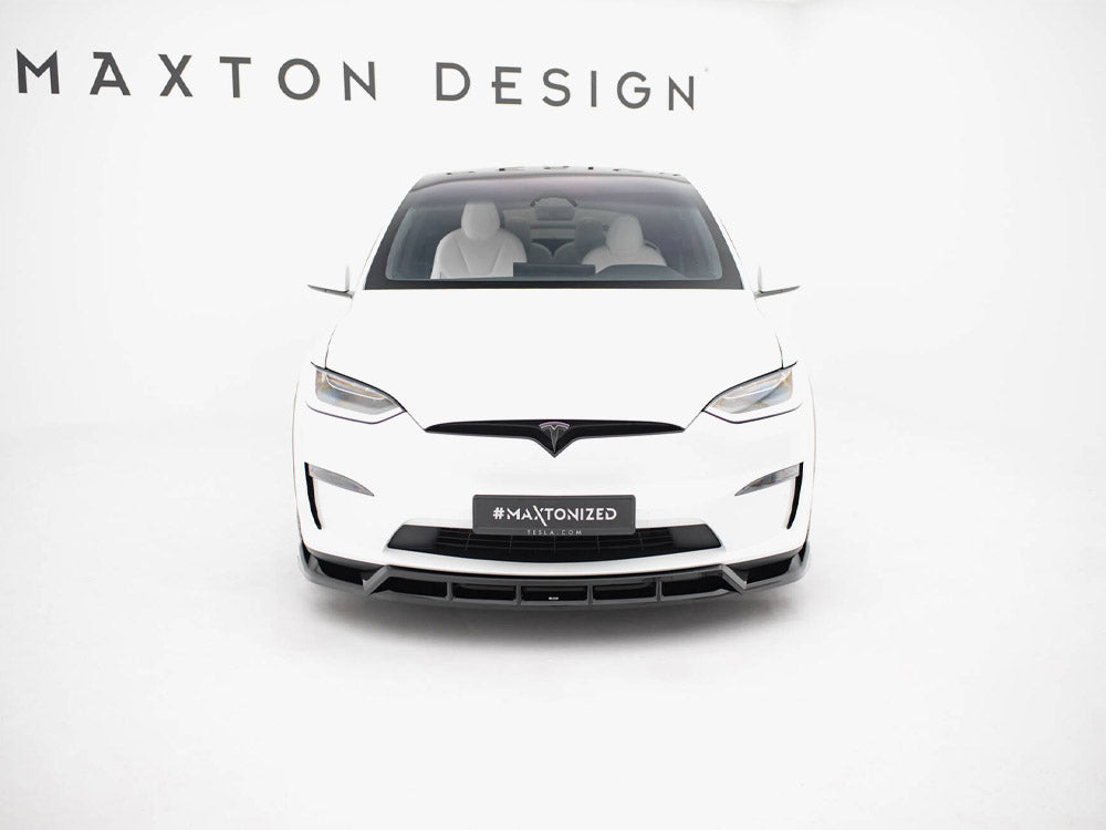 Maxton Design Front Splitter V.3 Tesla Model X Mk1 Facelift
