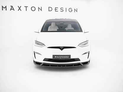 Maxton Design Front Splitter V.3 Tesla Model X Mk1 Facelift
