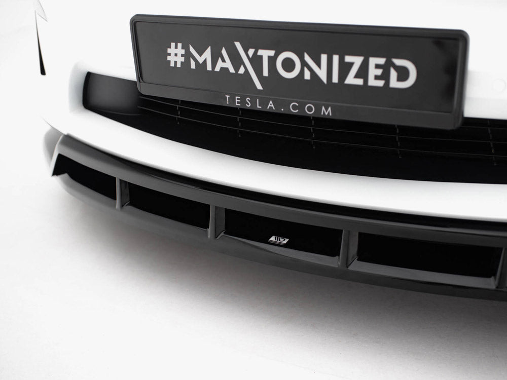 Maxton Design Front Splitter V.3 Tesla Model X Mk1 Facelift