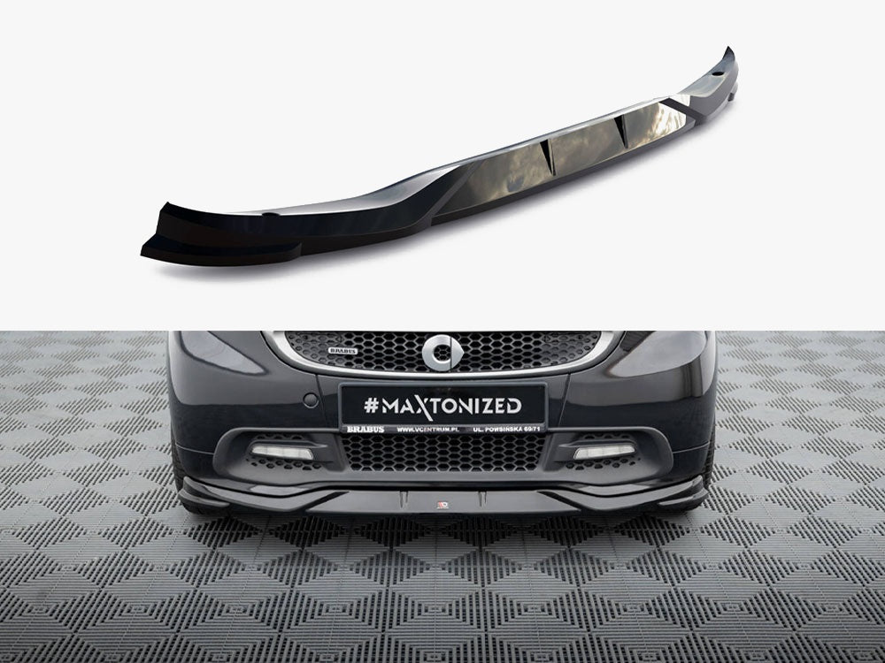 Maxton Design Front Splitter Brabus Smart Fortwo C451 Facelift