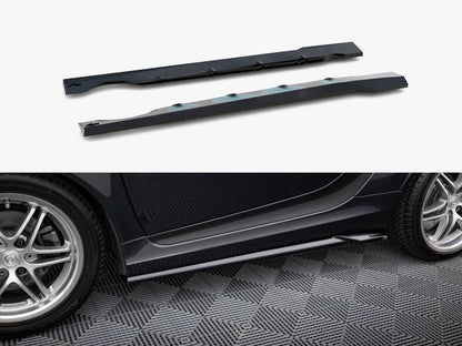Maxton Design Side Skirts Diffusers Brabus Smart Fortwo C451 Facelift