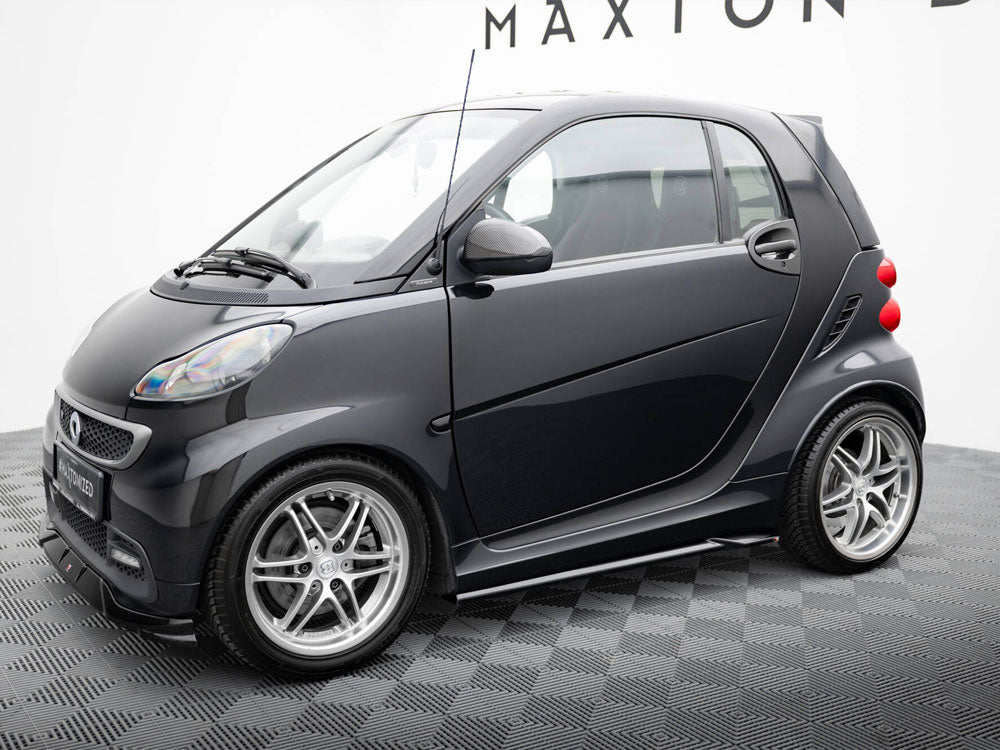Maxton Design Side Skirts Diffusers Brabus Smart Fortwo C451 Facelift