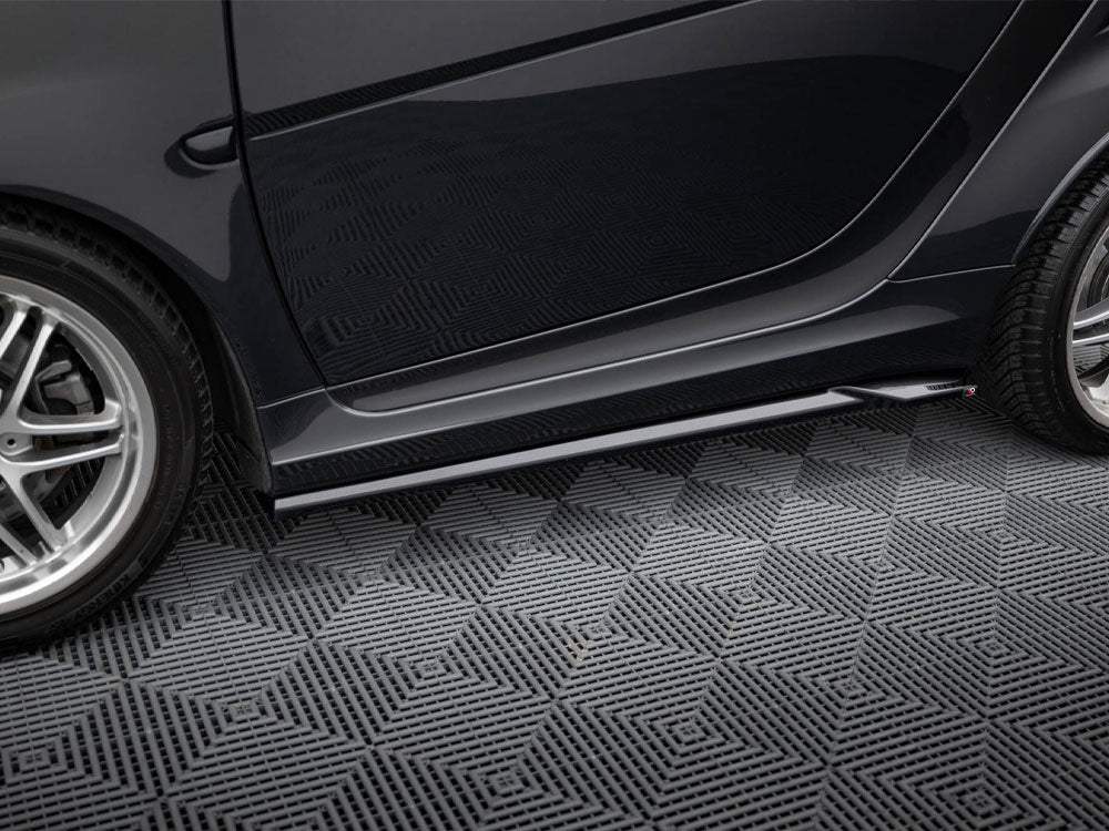 Maxton Design Side Skirts Diffusers Brabus Smart Fortwo C451 Facelift