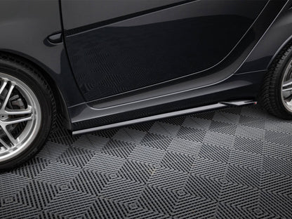 Maxton Design Side Skirts Diffusers Brabus Smart Fortwo C451 Facelift