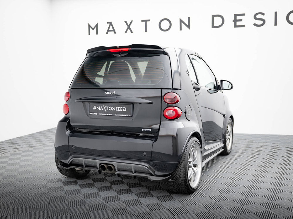 Maxton Design Rear Splitter (Vertical Bars) Brabus Smart Fortwo C451 Facelift
