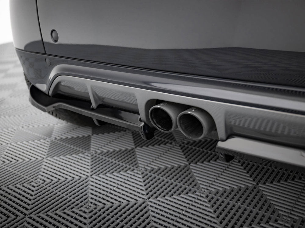 Maxton Design Rear Splitter (Vertical Bars) Brabus Smart Fortwo C451 Facelift