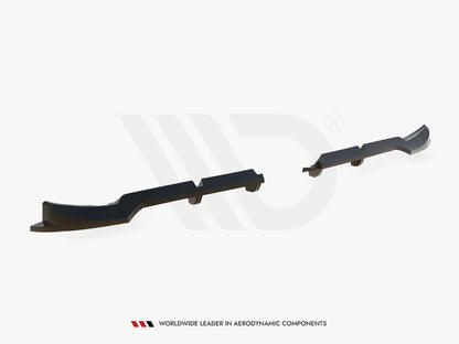 Maxton Design Rear Splitter (Vertical Bars) Brabus Smart Fortwo C451 Facelift