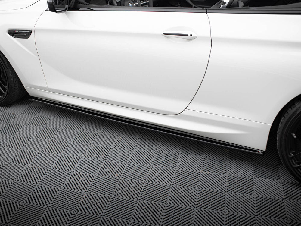 Maxton Design Side Skirts Diffusers BMW M6 / 6 M-Pack Coupe / Cabriolet F13 / F12