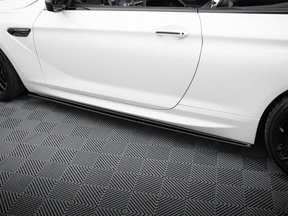 Maxton Design Side Skirts Diffusers BMW M6 / 6 M-Pack Coupe / Cabriolet F13 / F12