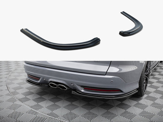 Maxton Design Rear Side Splitters Ford Focus ST Mk3 Estate - Textured