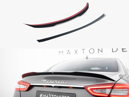 Maxton Design Spoiler CAP Maserati Quattroporte Mk6 - Carbon Look