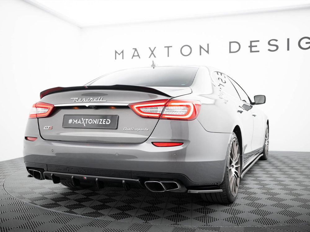 Maxton Design Spoiler CAP Maserati Quattroporte Mk6 - Textured