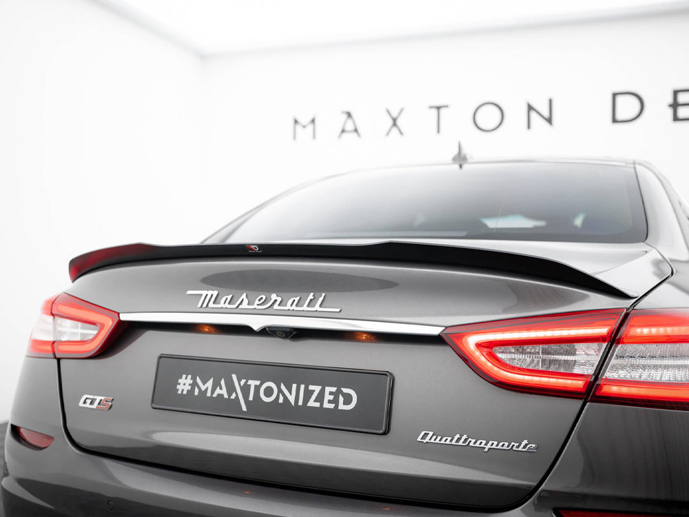 Maxton Design Spoiler CAP Maserati Quattroporte Mk6 - Textured