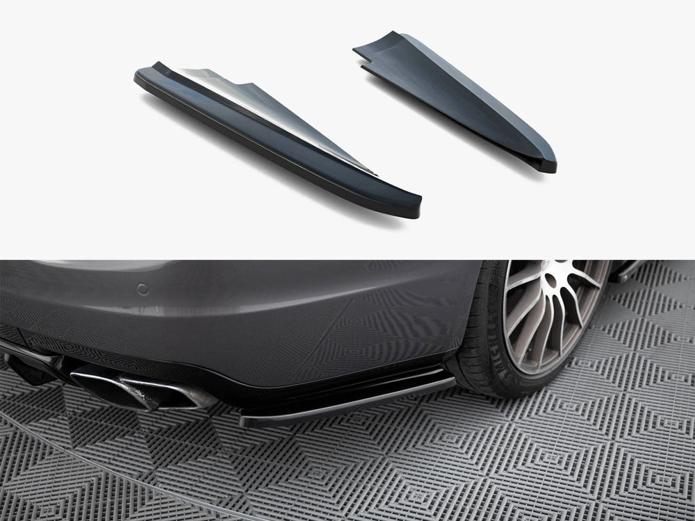 Maxton Design Rear Side Splitters Maserati Quattroporte Mk6 - Carbon Look