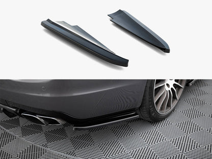 Maxton Design Rear Side Splitters Maserati Quattroporte Mk6 - Carbon Look