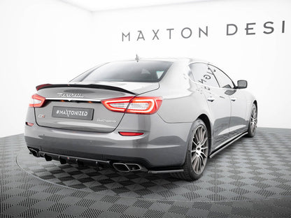 Maxton Design Rear Side Splitters Maserati Quattroporte Mk6 - Carbon Look