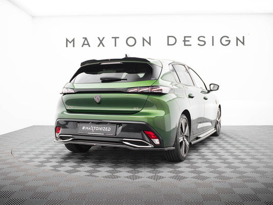 Maxton Design Rear Splitter (Vertical Bars) Peugeot 308 Hatchback Mk3