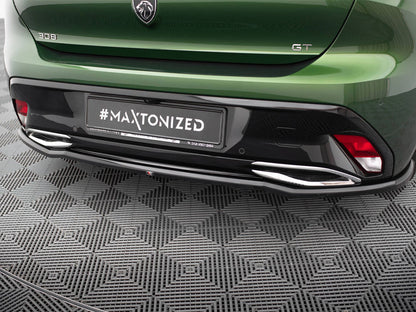 Maxton Design Rear Splitter (Vertical Bars) Peugeot 308 Hatchback Mk3