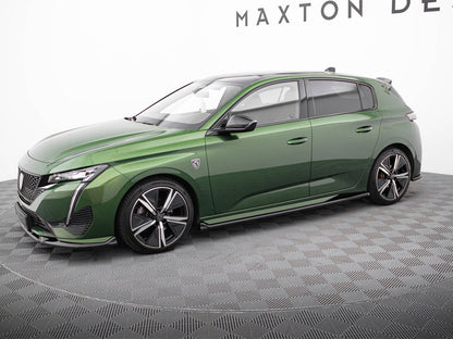 Maxton Design Side Skirts Diffusers Peugeot 308 Hatchback Mk3