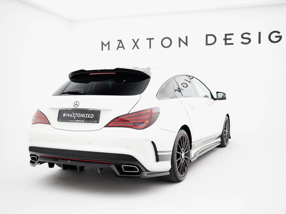 Maxton Design Rear Splitter (Vertical Bars) Mercedes-Benz CLA AMG-Line C117