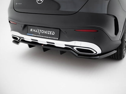 Maxton Design Rear Splitter (Vertical Bars) Mercedes-Benz GLC Coupe AMG-Line C254
