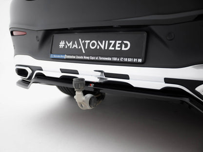 Maxton Design Rear Splitter (Vertical Bars) Mercedes-Benz GLC Coupe AMG-Line C254
