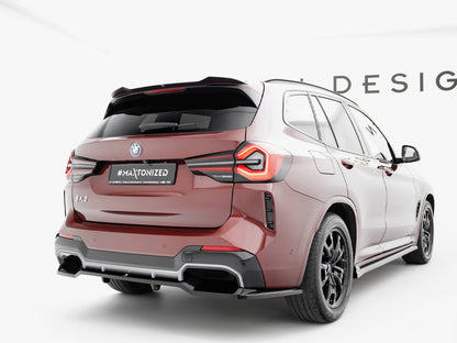Maxton Design Rear Splitter (Vertical Bars) BMW iX3 M-Pack G08 Facelift
