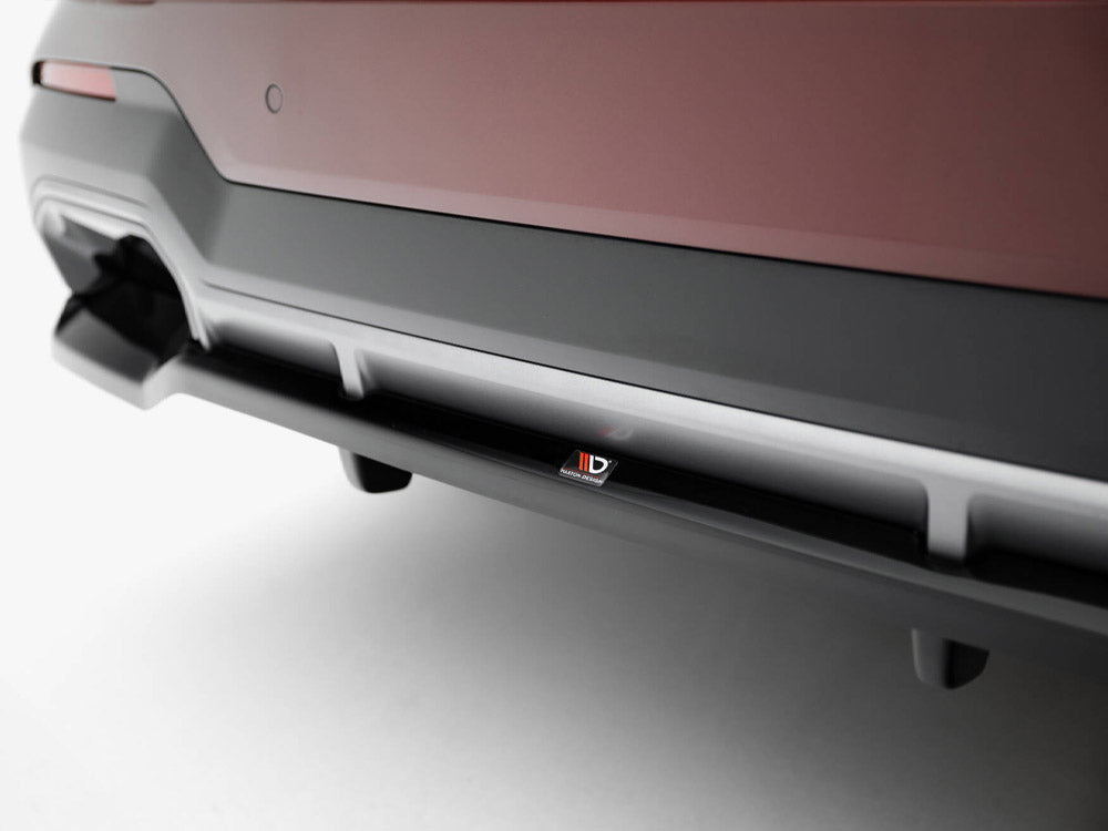 Maxton Design Rear Splitter (Vertical Bars) BMW iX3 M-Pack G08 Facelift