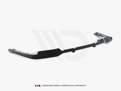 Maxton Design Rear Splitter (Vertical Bars) BMW iX3 M-Pack G08 Facelift