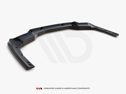 Maxton Design Rear Splitter (Vertical Bars) BMW iX3 M-Pack G08 Facelift