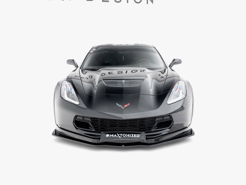 Maxton Design Front Splitter V.1 Chevrolet Corvette C7