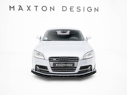 Maxton Design Street PRO Front Splitter + Flaps Audi TT S / TT S-Line 8J Facelift